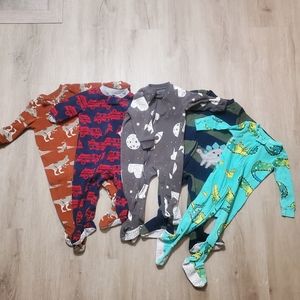12m Boy Footies Pajama Bundle